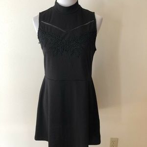 Xhiliration black sleeveless dress - womens large